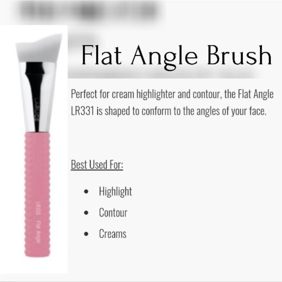 Laruce 3 Piece Contour Brush Set in Pink - Picture 3 of 11
